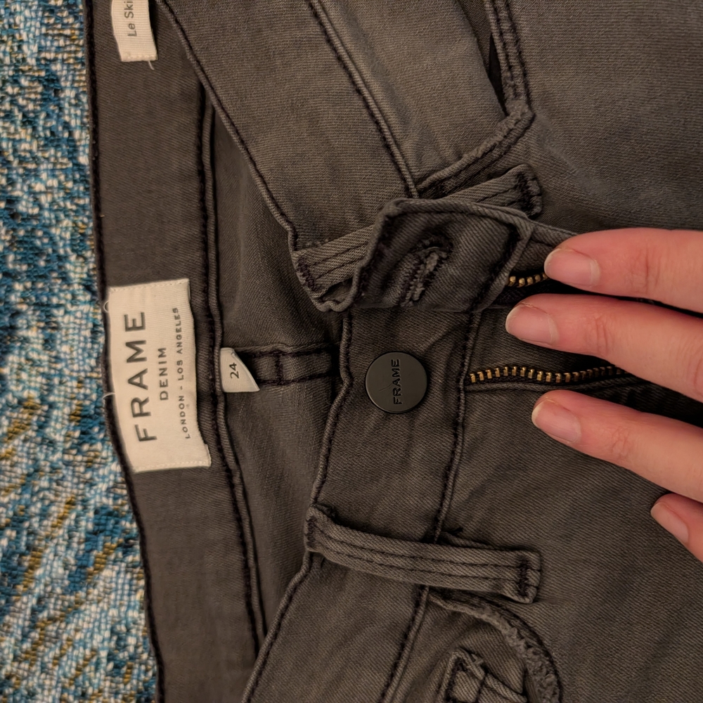 Frame Denim Women's Gray Denim Jeans